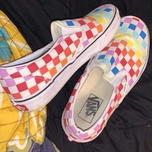 checkered vans